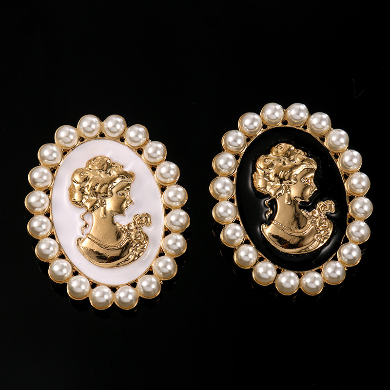 Women'S Victorian Era Accessories - 女性のためのビクトリア朝のスタイルの真珠迷彩ブローチピン、ヴィンテージバンケット、デイリージュエリーギフト、衣類、ドレスアクセサリー