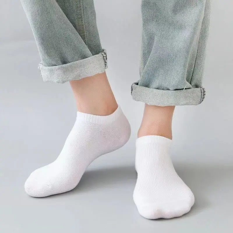 5足組 ユニセックス カジュアル 無地 ボートソックス 薄手 - Women'S Ankle Accessories のレビューと価格