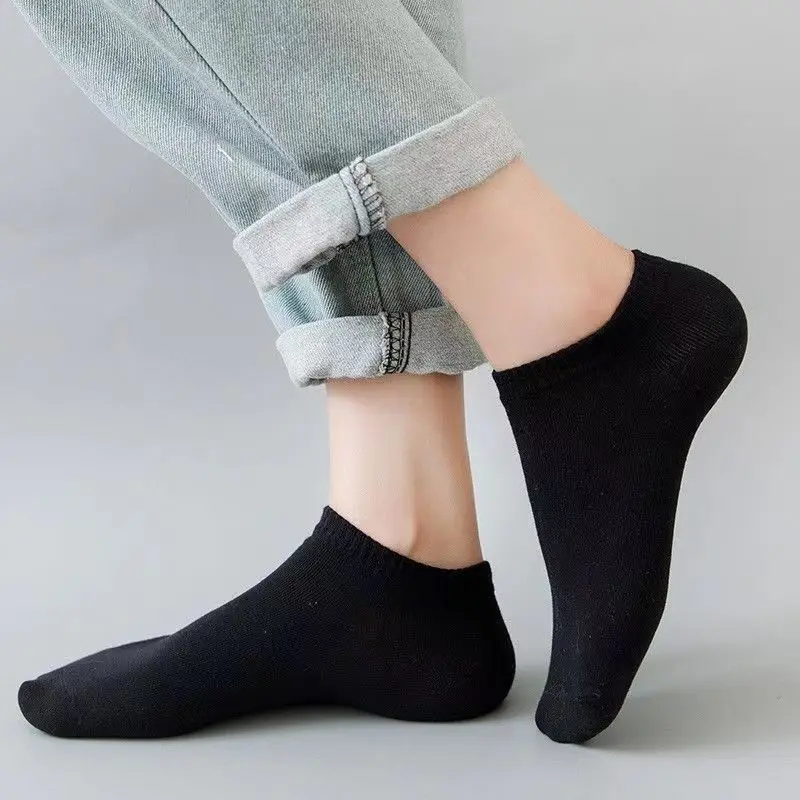 5足組 ユニセックス カジュアル 無地 ボートソックス 薄手 - Women'S Ankle Accessories のレビューと価格