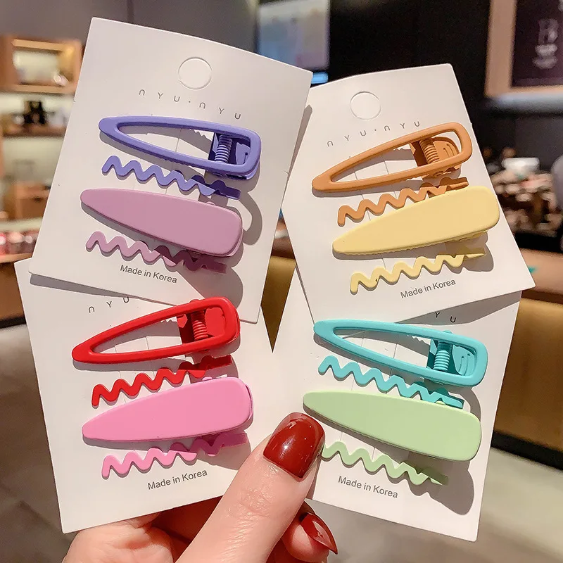 4 ピース/セット子供デザイナー合金ヘアクリップピン女性女の - Women Accessories Store のレビューと価格