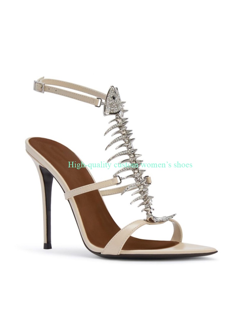 ゴールデンラウンドヘッドオープントゥフィッシュボーンアクセサ - Women'S Ankle Accessories のレビューと価格