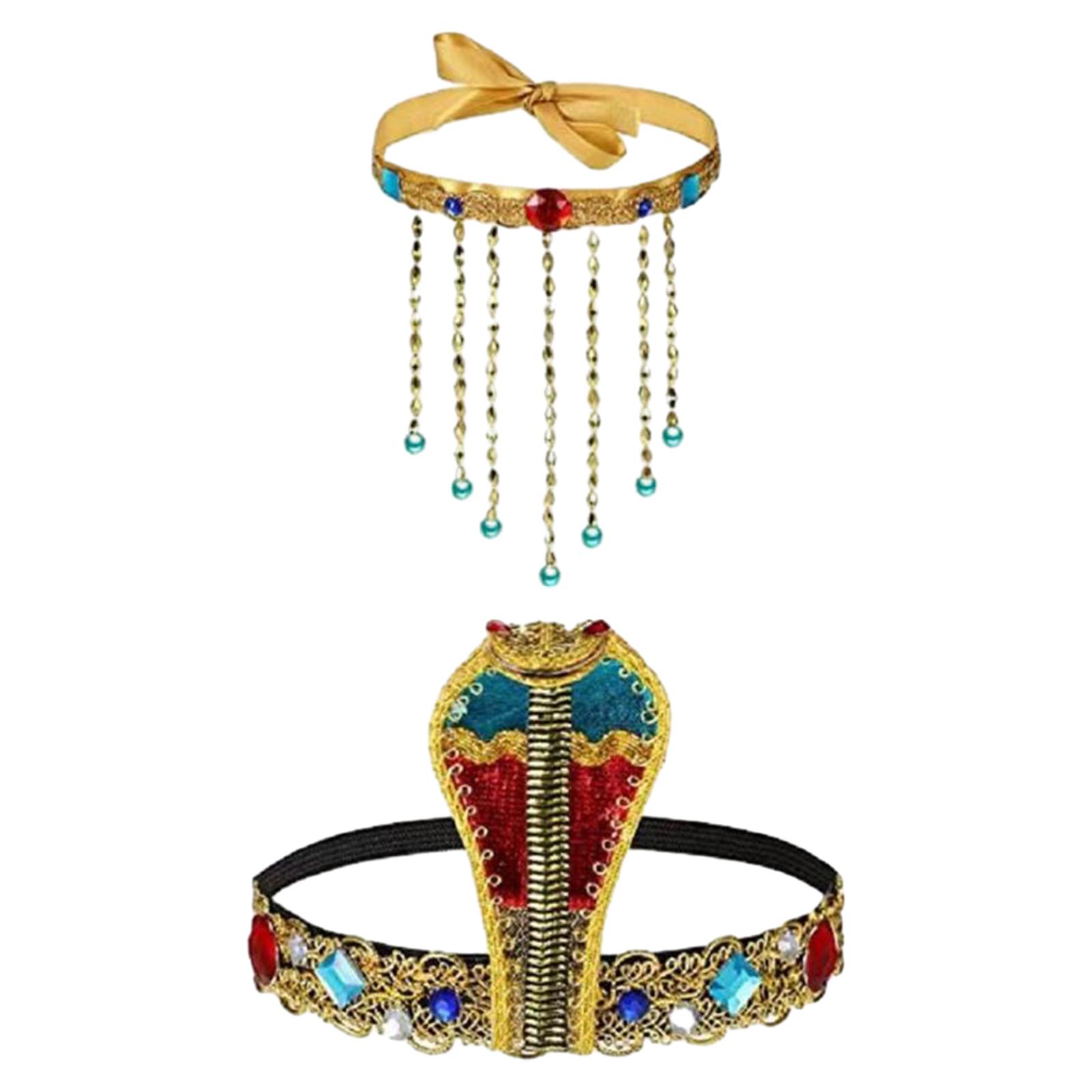 2 個のエジプト衣装アクセサリー エジプト女王の頭飾り エジ - Women Accessories In Egypt のレビューと価格