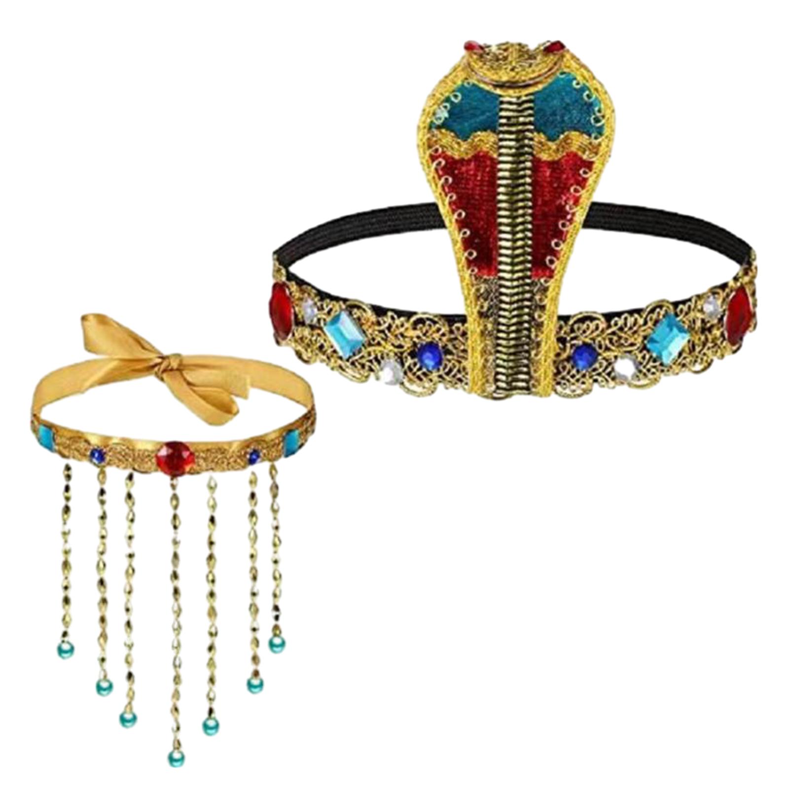 2 個のエジプト衣装アクセサリー エジプト女王の頭飾り エジ - Women Accessories In Egypt のレビューと価格