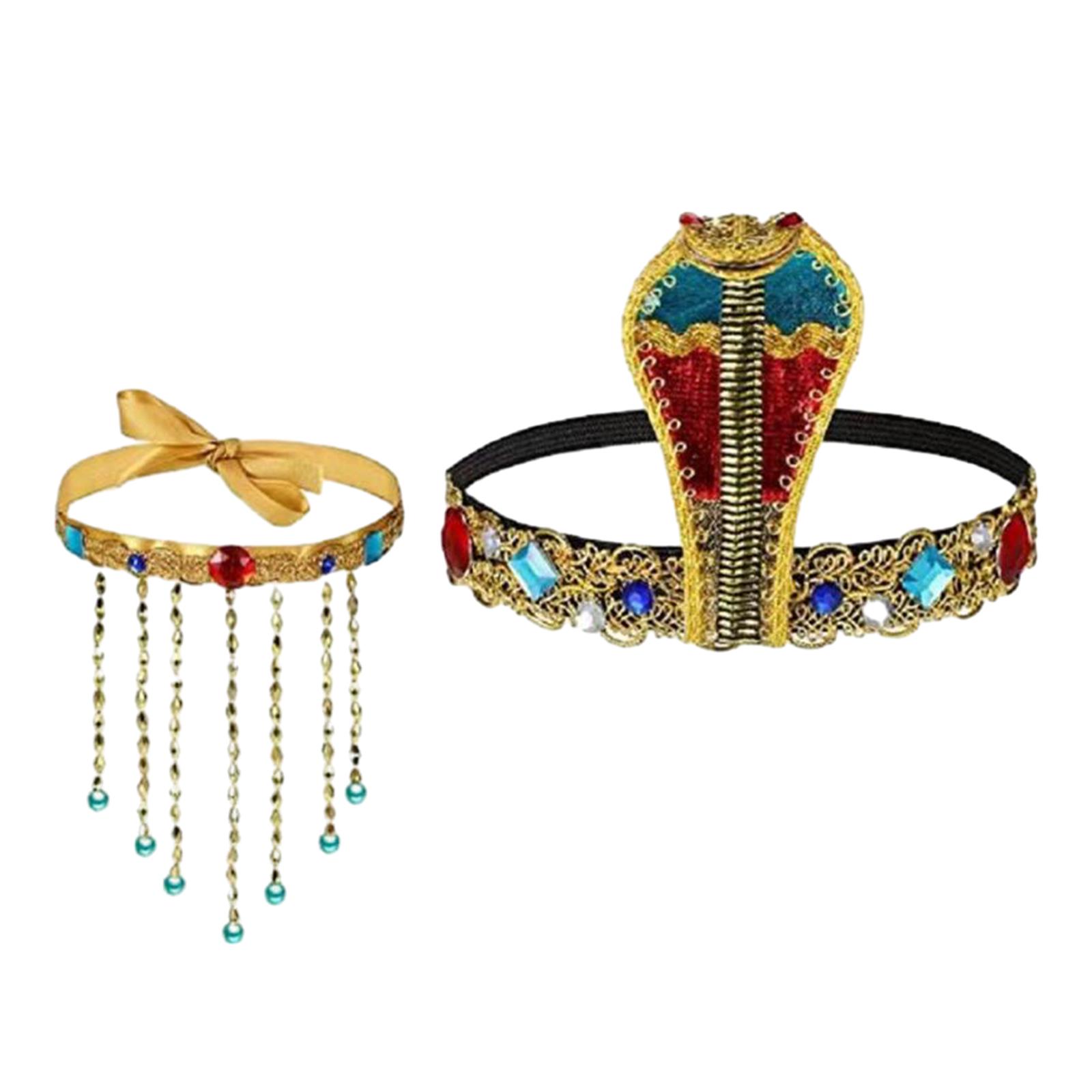 2 個のエジプト衣装アクセサリー エジプト女王の頭飾り エジ - Women Accessories In Egypt のレビューと価格