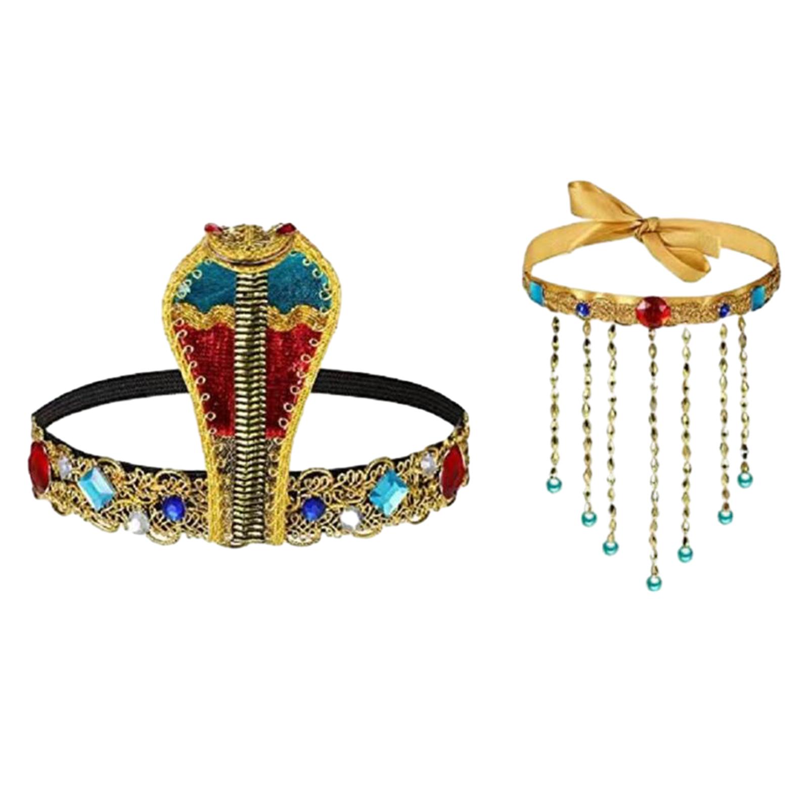 2 個のエジプト衣装アクセサリー エジプト女王の頭飾り エジ - Women Accessories In Egypt のレビューと価格