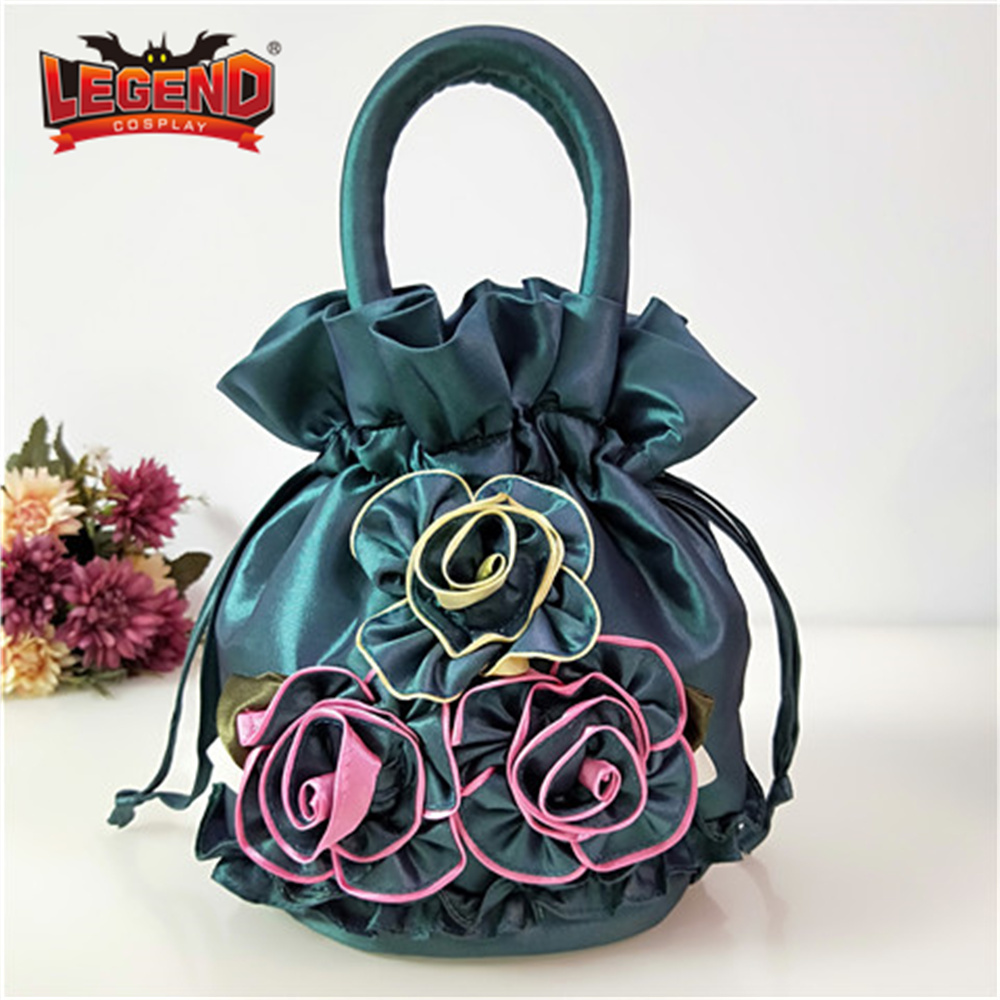 女性のための引きひもバケットハンドバッグ、ビクトリア朝のバッ - Women'S Victorian Era Accessories のレビューと価格