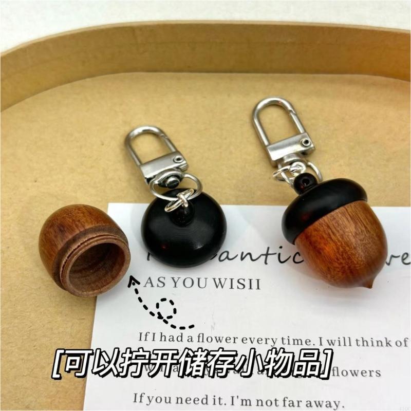 機能的なツイストオープンドングリキーホルダーミニチュアコンパ - Women Accessories Store のレビューと価格