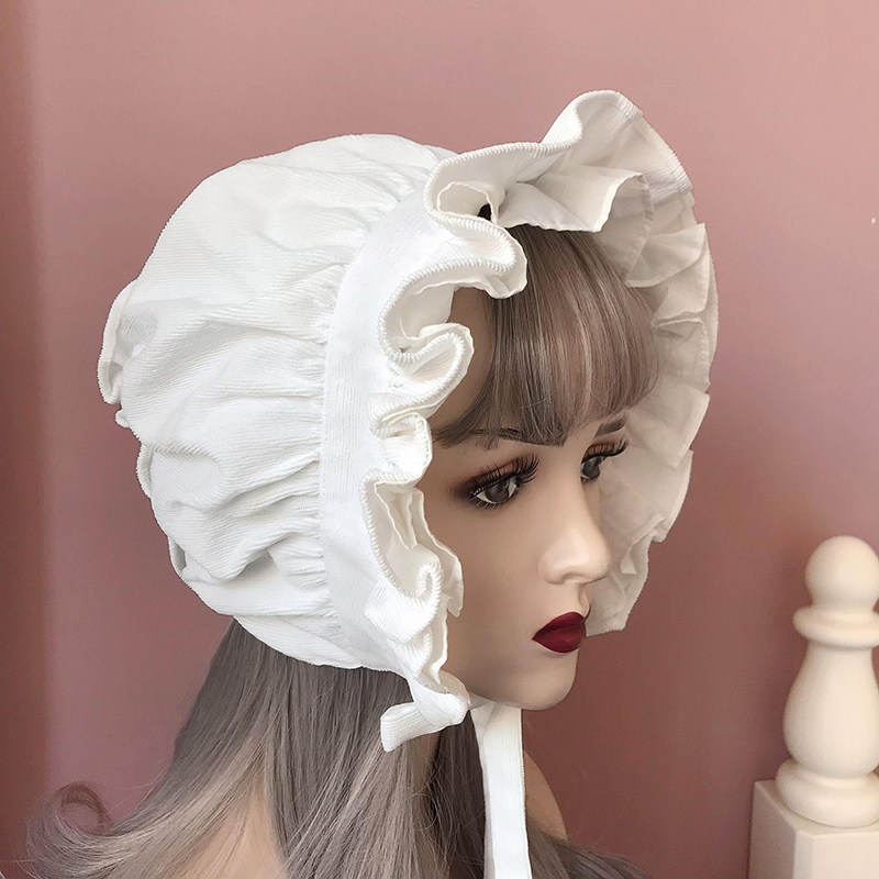 女性のためのボネットスタイルの帽子,コスプレアクセサリー,レ - Women'S Victorian Era Accessories のレビューと価格