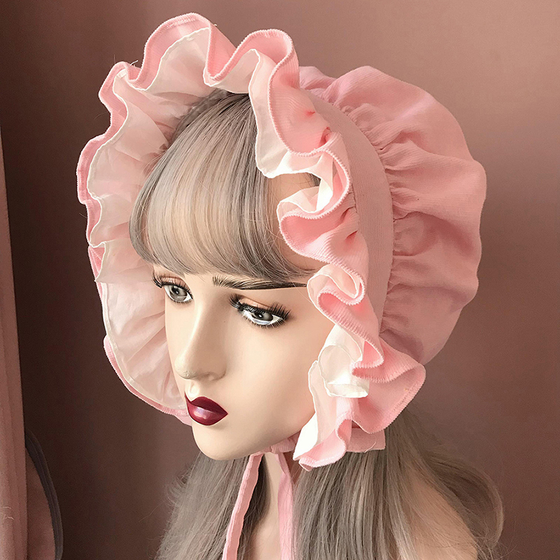 女性のためのボネットスタイルの帽子,コスプレアクセサリー,レ - Women'S Victorian Era Accessories のレビューと価格