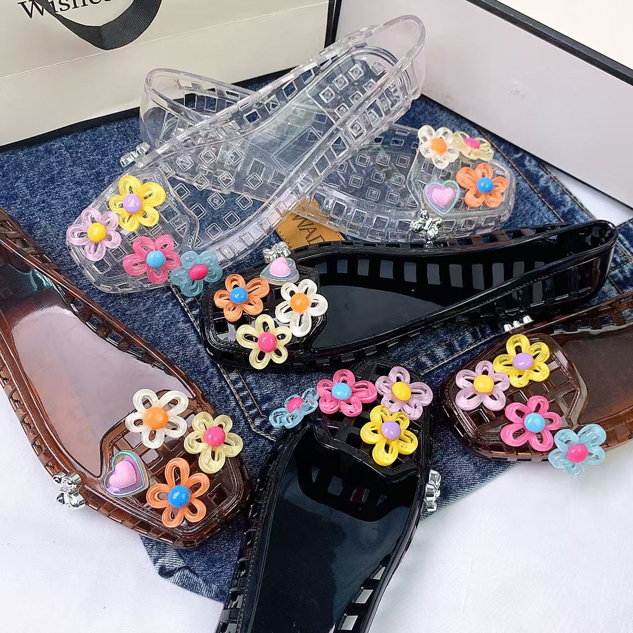 ファッショナブルな女性の靴ゼリークリスタルシューズ女性の靴レ - Women'S Accessories For Shoes のレビューと価格