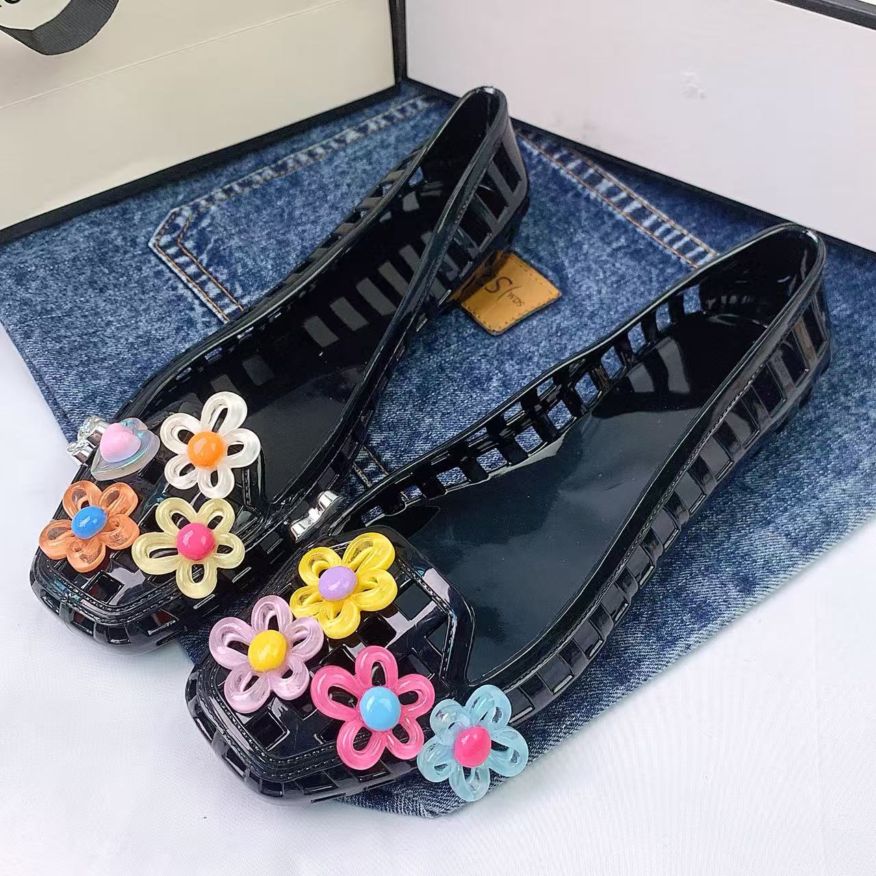 ファッショナブルな女性の靴ゼリークリスタルシューズ女性の靴レ - Women'S Accessories For Shoes のレビューと価格