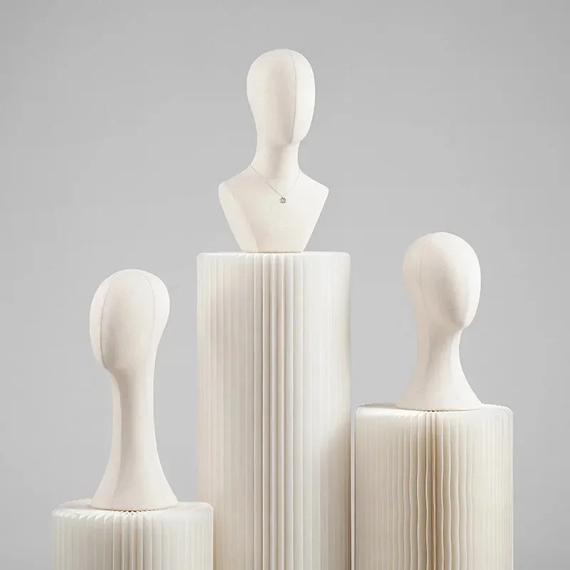 肩付きマネキンヘッド、帽子用キャンバスホルダー、ウィッグ、ジ - Women Accessories Store のレビューと価格