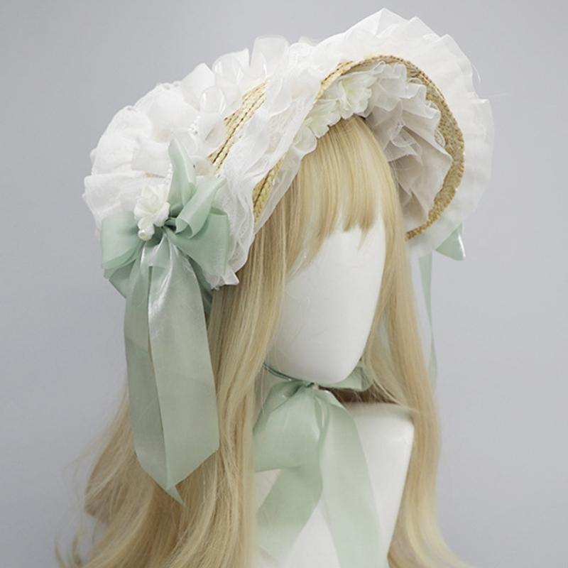 Y3neビクトリア朝のレースボンネット女性と女の子のティーパ - Women'S Victorian Era Accessories のレビューと価格