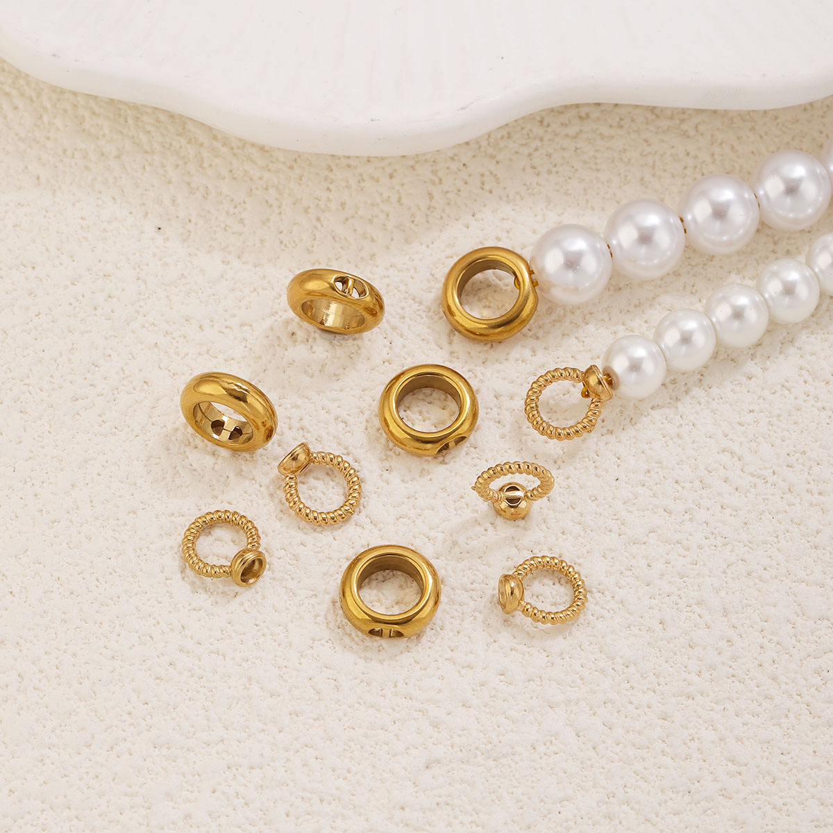 20個入り 18Kステンレス鋼製 2穴付き レディースジュエ - Women Accessories Bracelet のレビューと価格