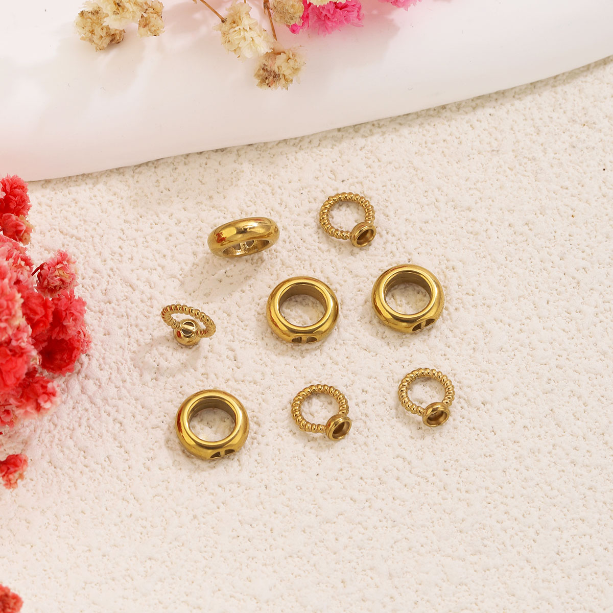 20個入り 18Kステンレス鋼製 2穴付き レディースジュエ - Women Accessories Bracelet のレビューと価格