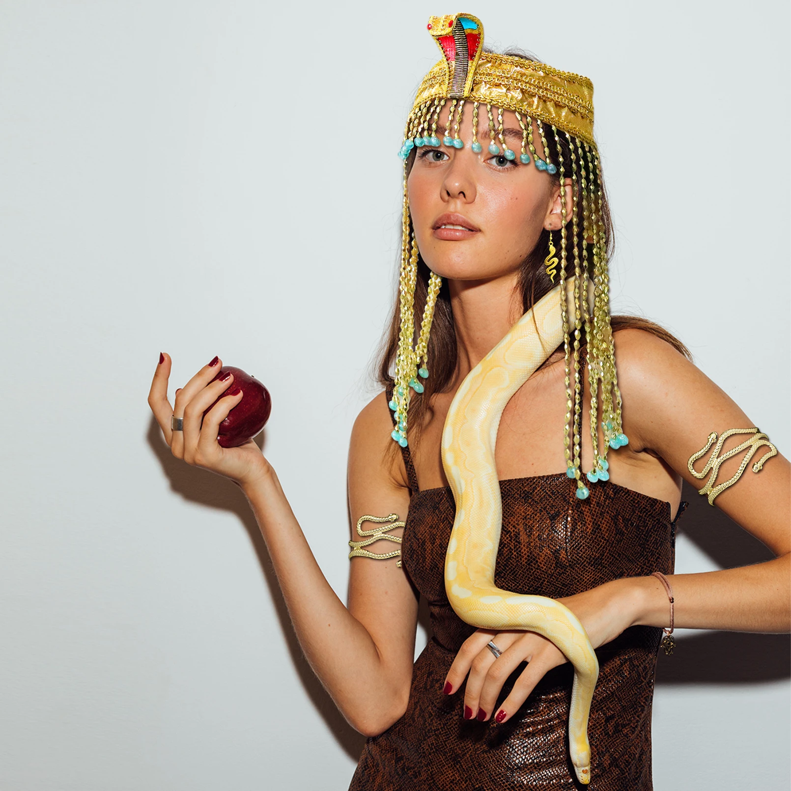 女性用スネークイヤリングブレスレットジュエリー、ハロウィンコ - Women Accessories In Egypt のレビューと価格