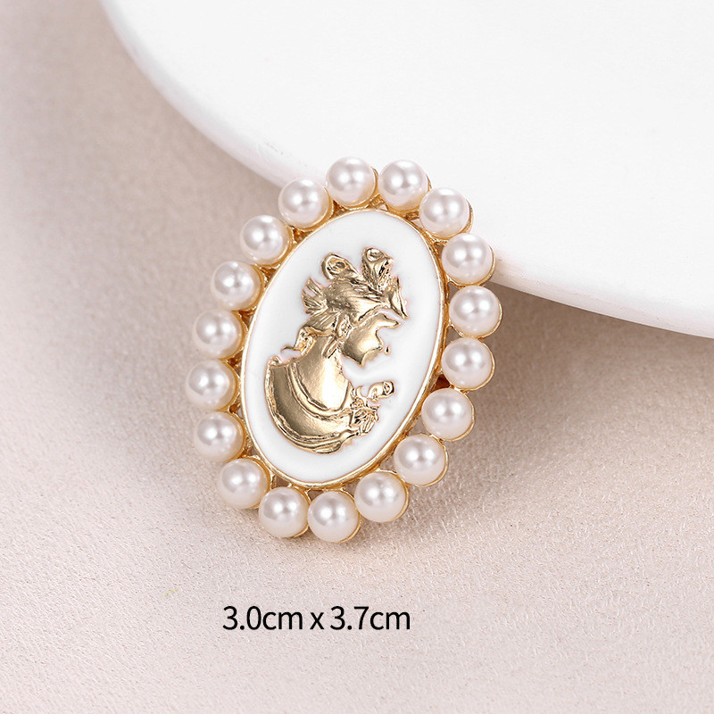 女性のためのビクトリア朝のスタイルの真珠迷彩ブローチピン、ヴ - Women'S Victorian Era Accessories のレビューと価格