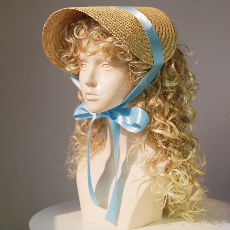 ティーンガールズ麦わら帽子サンキャップロリータスタイルビクト - Women'S Victorian Era Accessories のレビューと価格