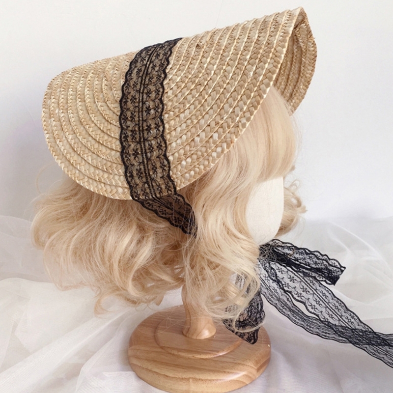 ティーンガールズ麦わら帽子サンキャップロリータスタイルビクト - Women'S Victorian Era Accessories のレビューと価格