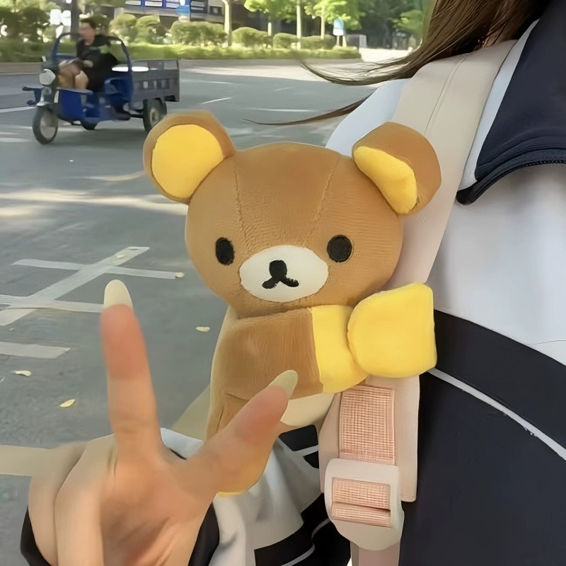 かわいいリラックマスナップブレスレット漫画人形クマリストバン - Women Accessories Bracelet のレビューと価格