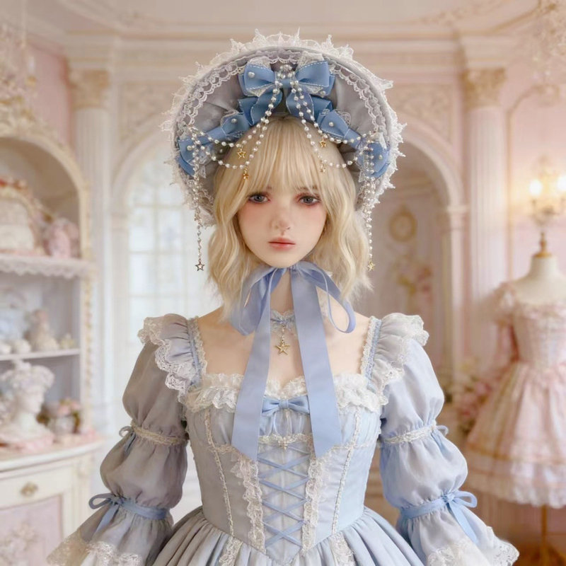 ゴージャスな手作りゴシックロリータ弓レース BNT 帽子女性 - Women'S Victorian Era Accessories のレビューと価格