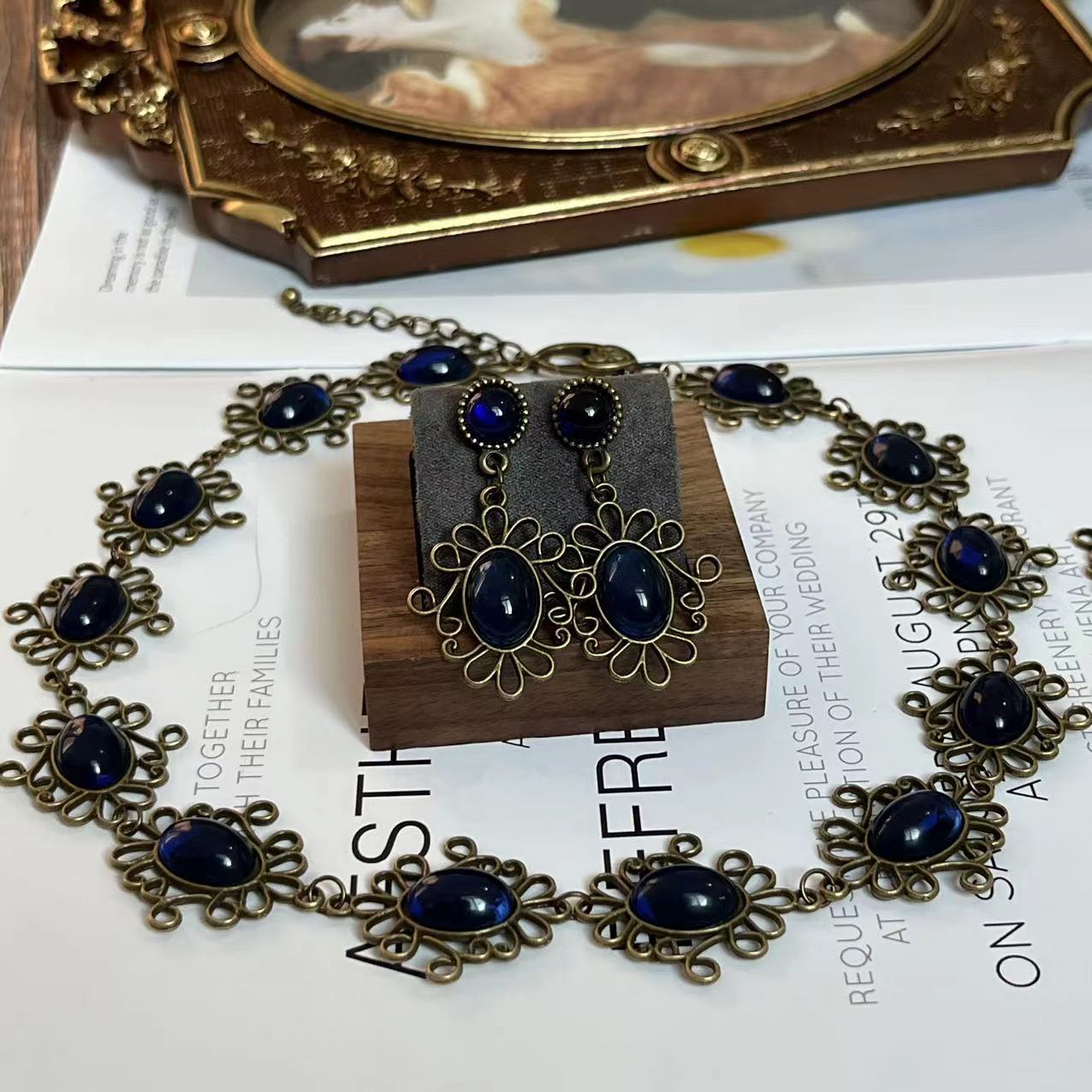 歴史的なアン女王ボレイン手作り釉ネックレスイヤリングブレスレ - Women Accessories Bracelet のレビューと価格