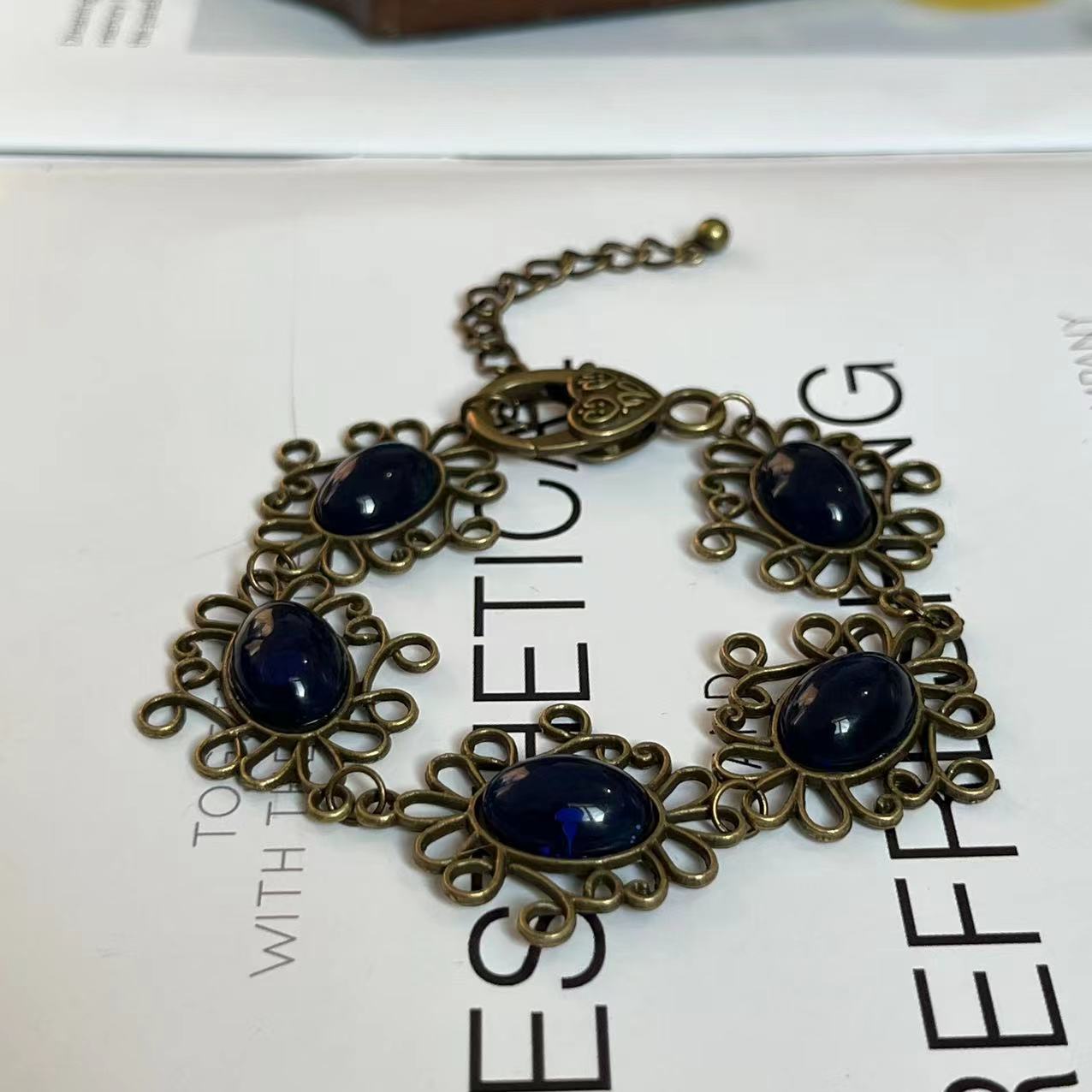 歴史的なアン女王ボレイン手作り釉ネックレスイヤリングブレスレ - Women Accessories Bracelet のレビューと価格