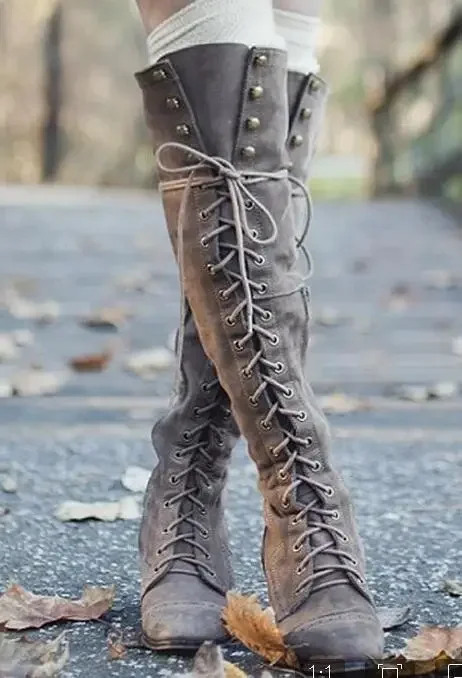 中世衣装騎士ブーツバイキングコスプレ Larp 靴 Pu レ - Women'S Accessories For Shoes のレビューと価格