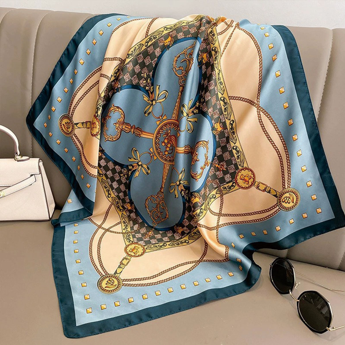 70 × 70 センチメートルファッショナブルな韓国スタイル - Women'S Korean Accessories のレビューと価格