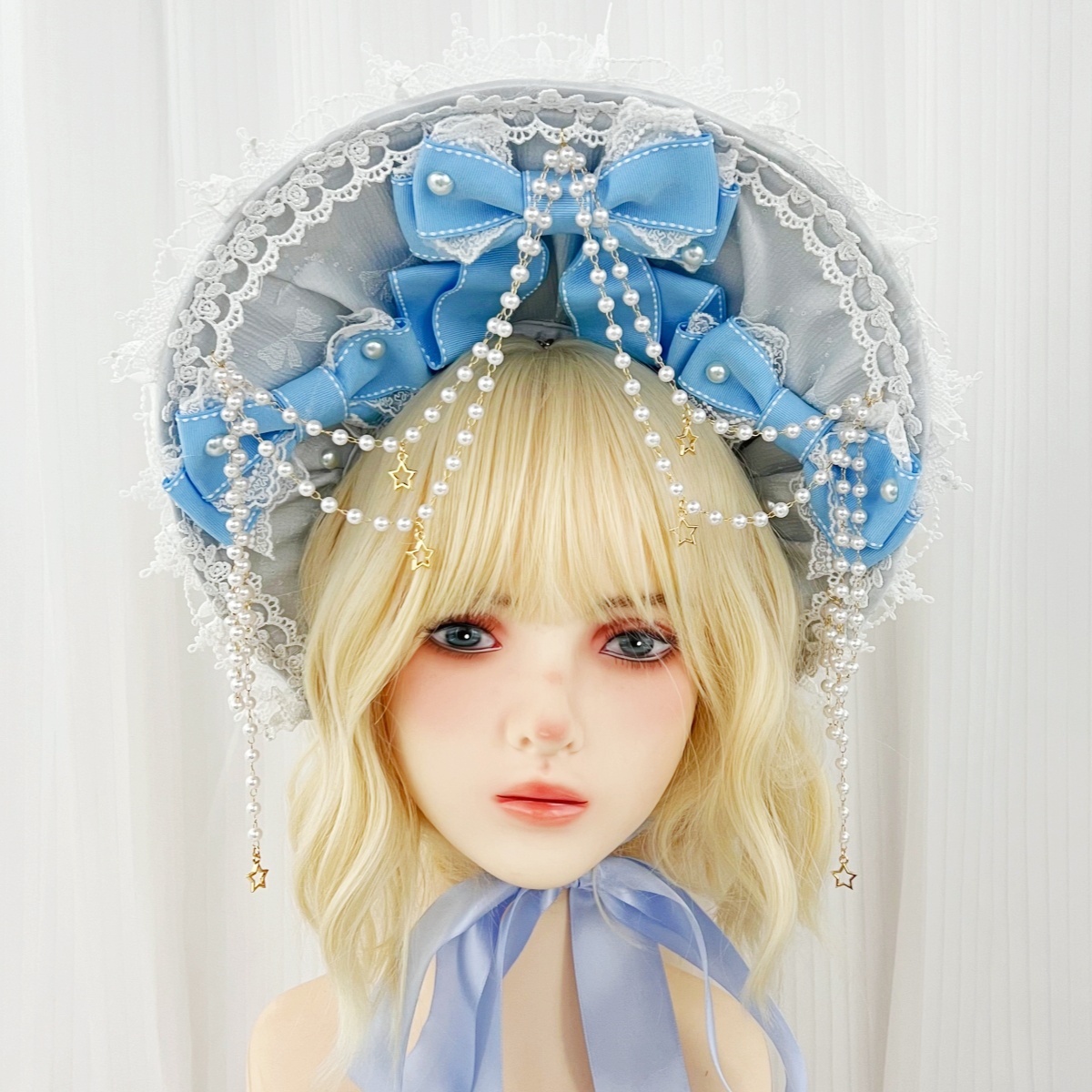レディースビクトリア朝風ボンネットハット レッドボンネット  - Women'S Victorian Era Accessories のレビューと価格